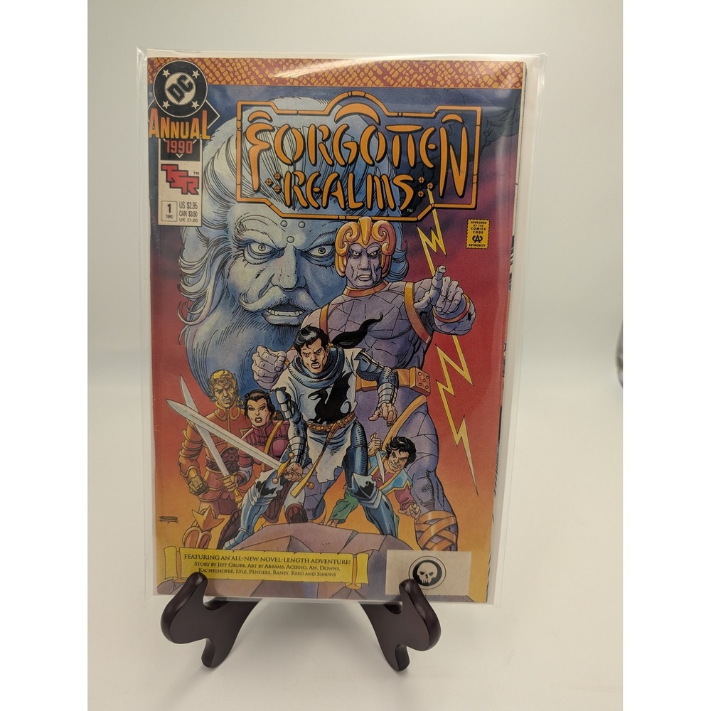 Forgotten Realms Annual 1 1990 DC Comics TSR Jeff Grubb Dungeons & Dragons CB1